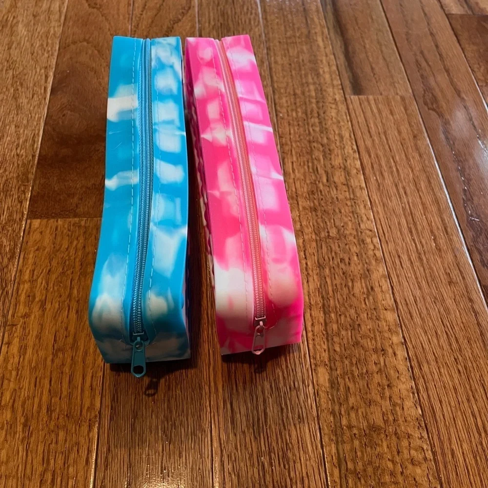 Set of 2 pop-it fidget pencil cases, never used